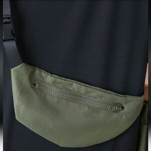 Boy Olive Green zip Crossbody Mini Bag